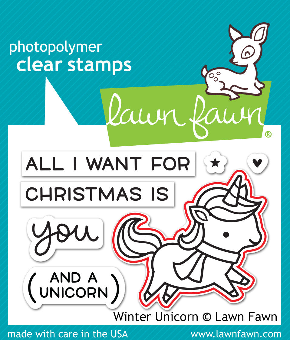 winter unicorn lawn cuts