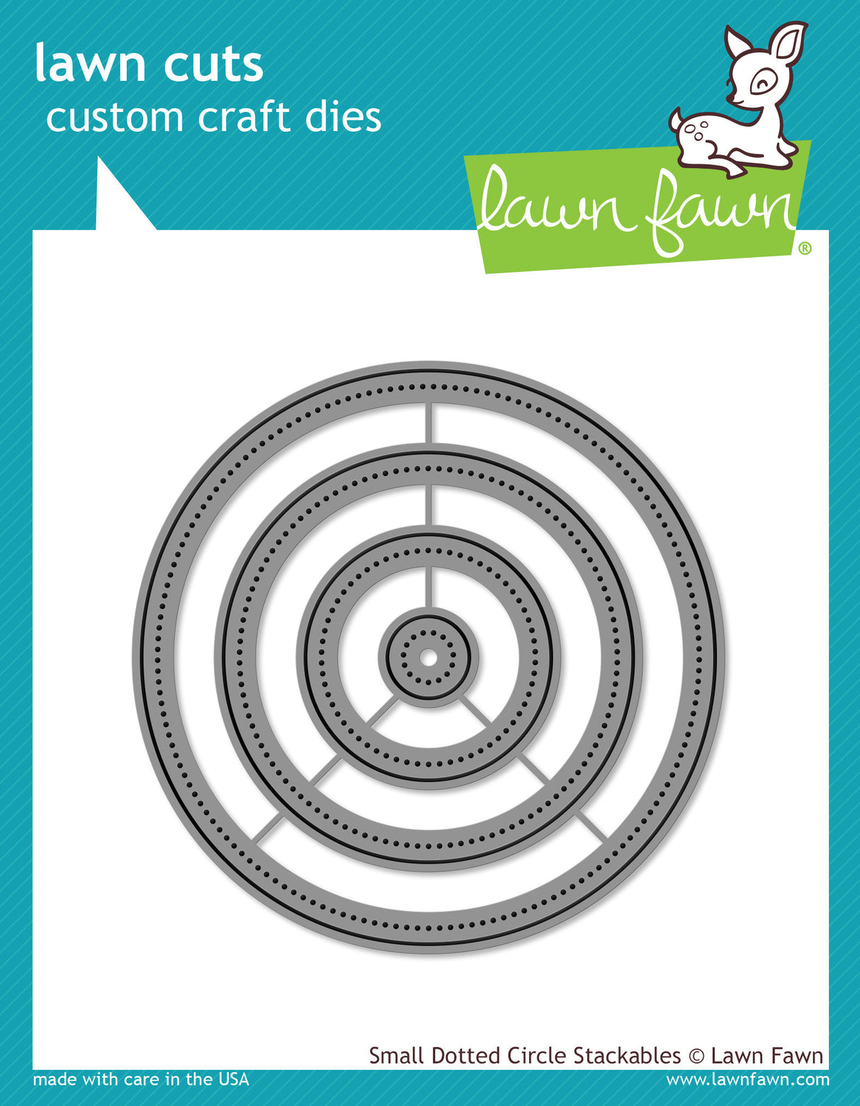 _small dotted circle stackables_