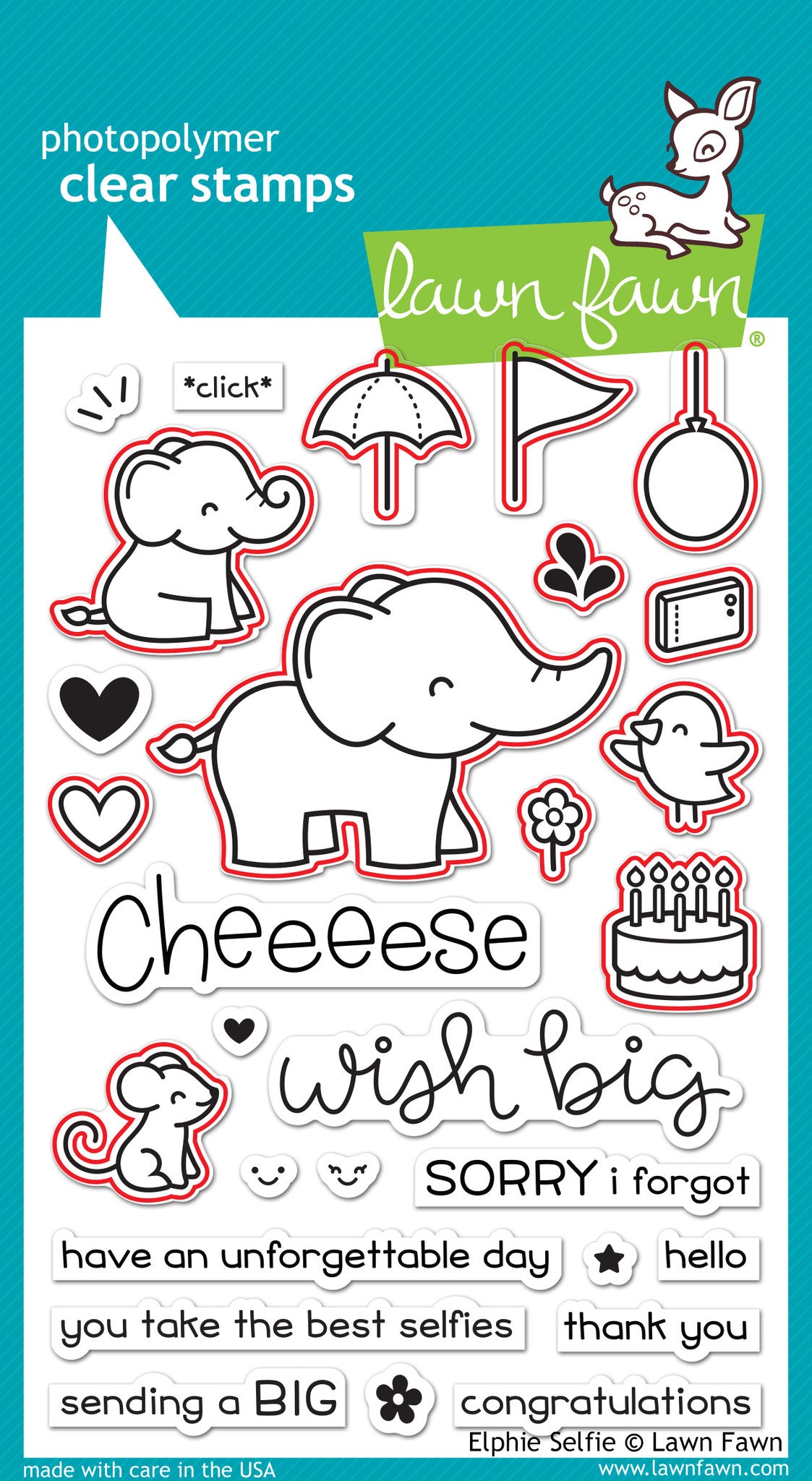 elphie selfie lawn cuts