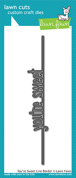 _you're sweet line border_