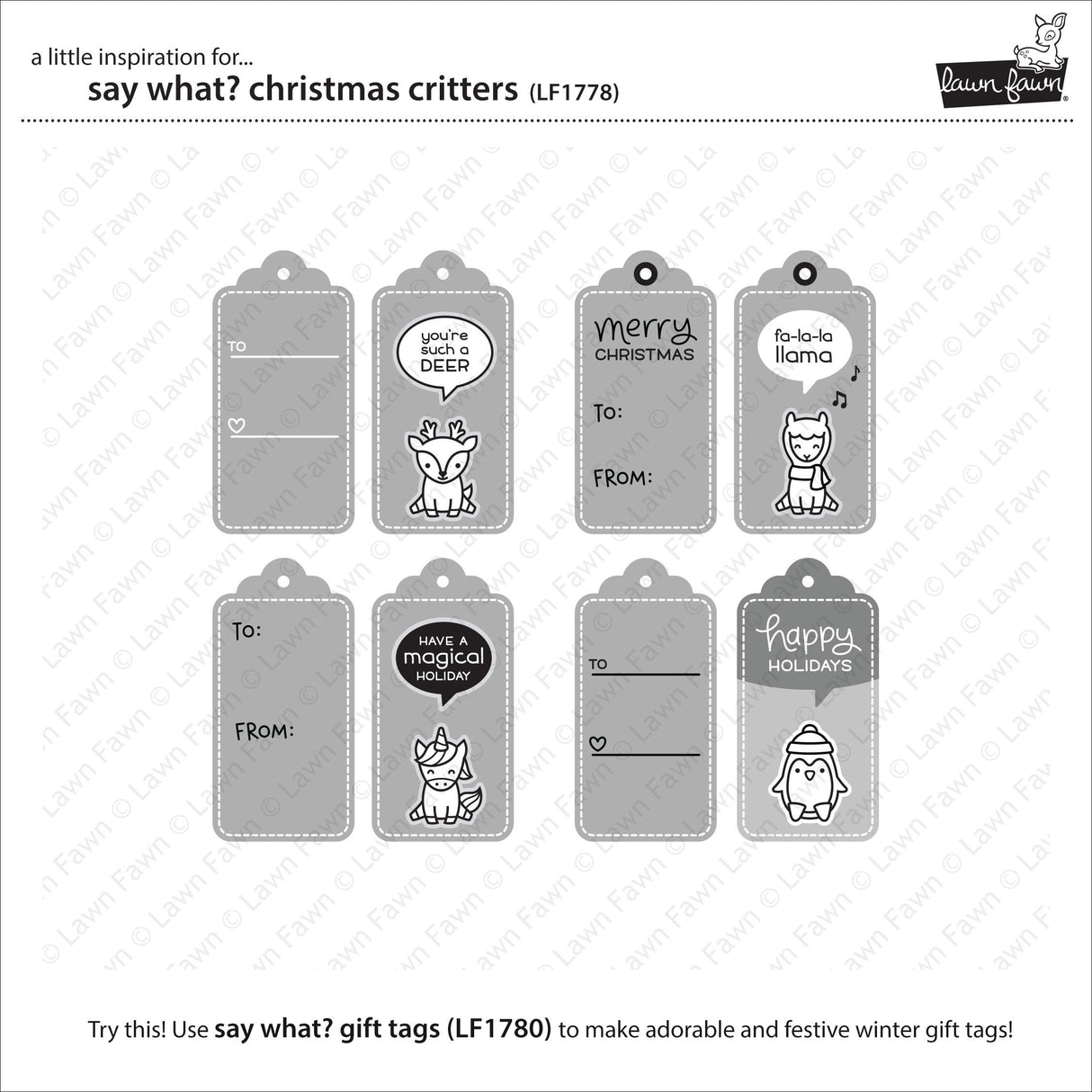 say what? christmas critters