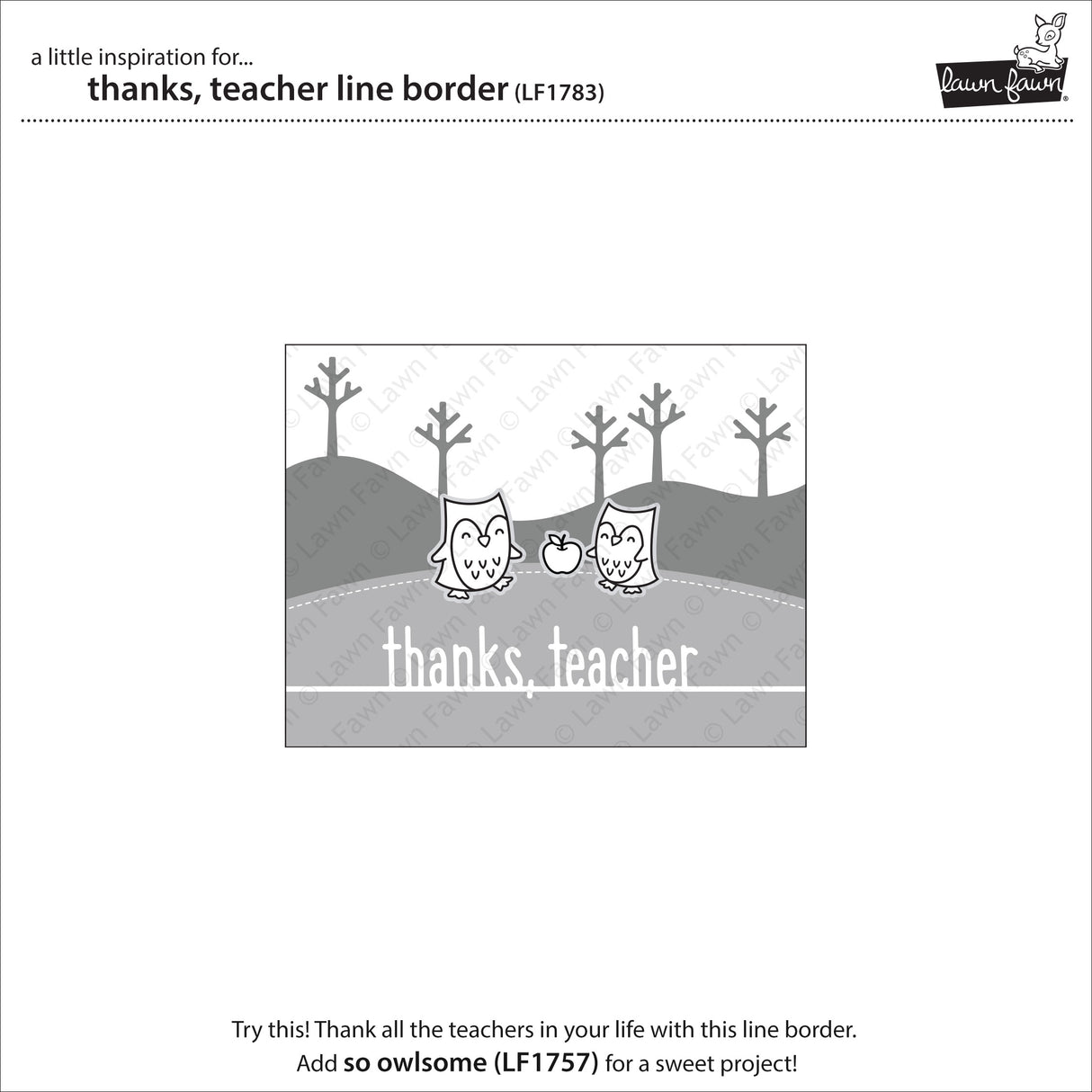 _thanks, teacher line border_