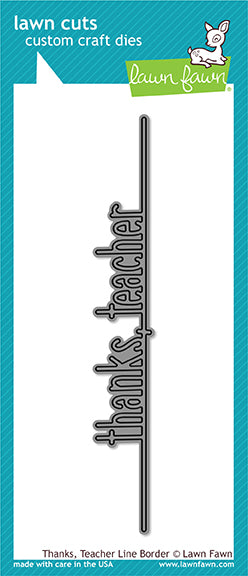 _thanks, teacher line border_