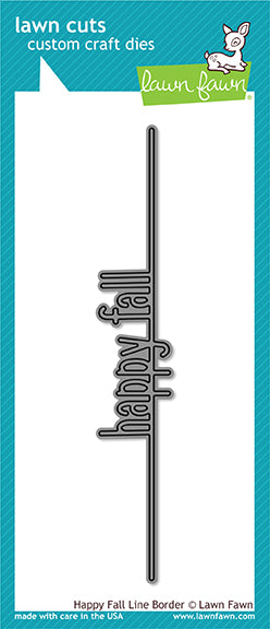 happy fall line border