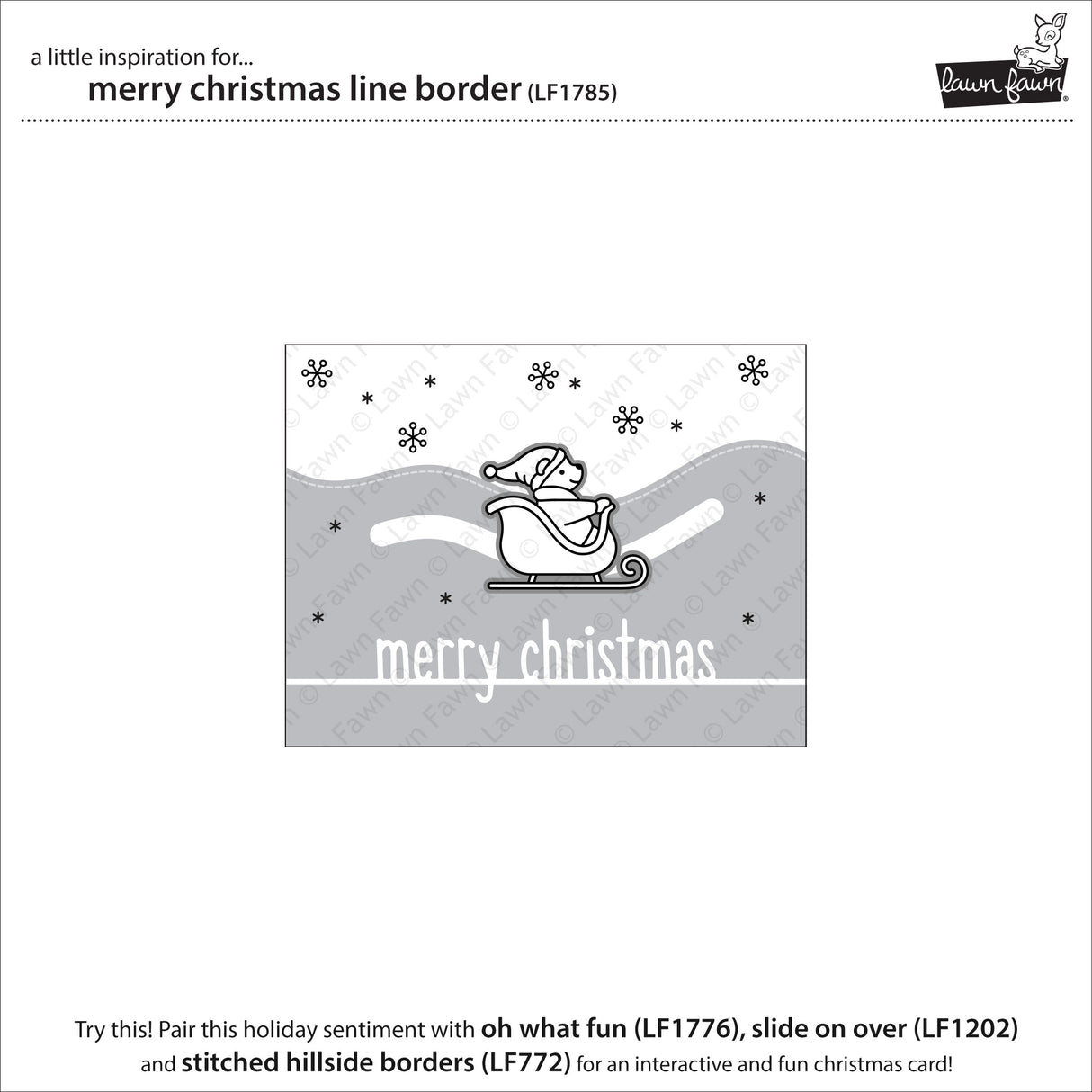 _merry christmas line border_