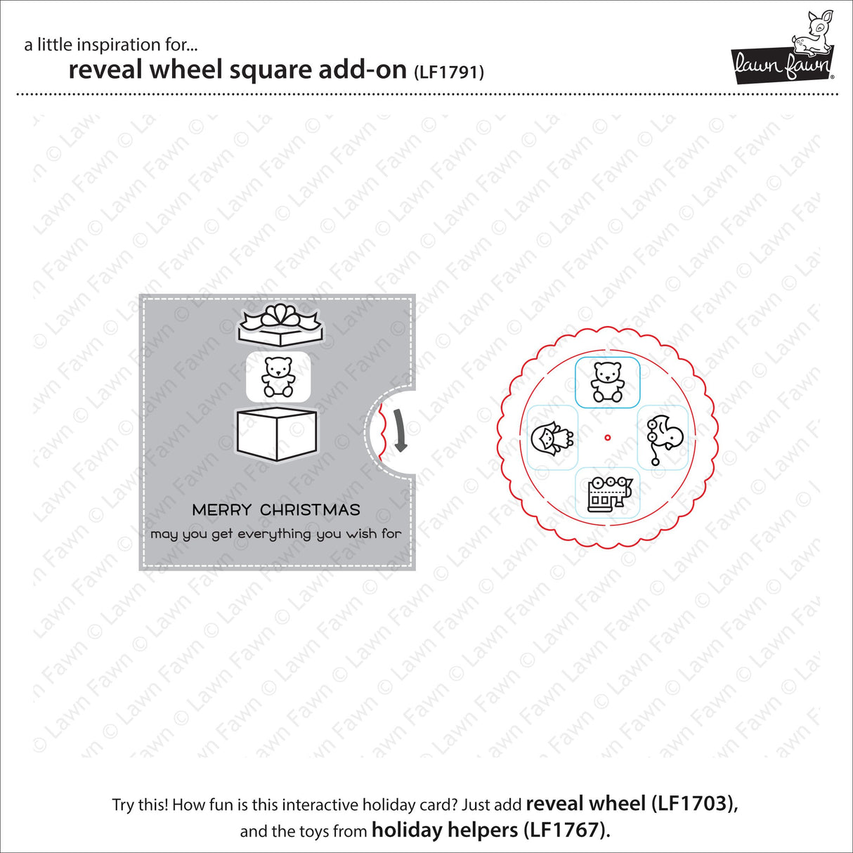 reveal wheel square add-on
