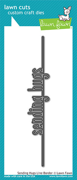 sending hugs line border