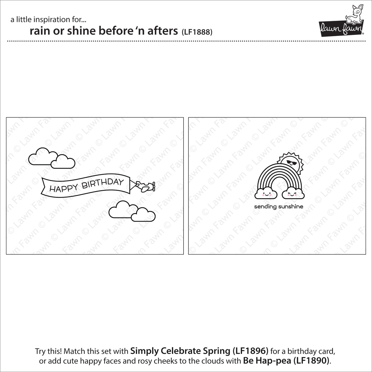 rain or shine before 'n afters