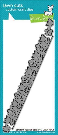 straight flower border