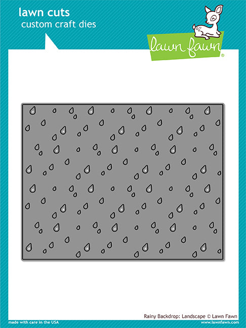 rainy backdrop: landscape