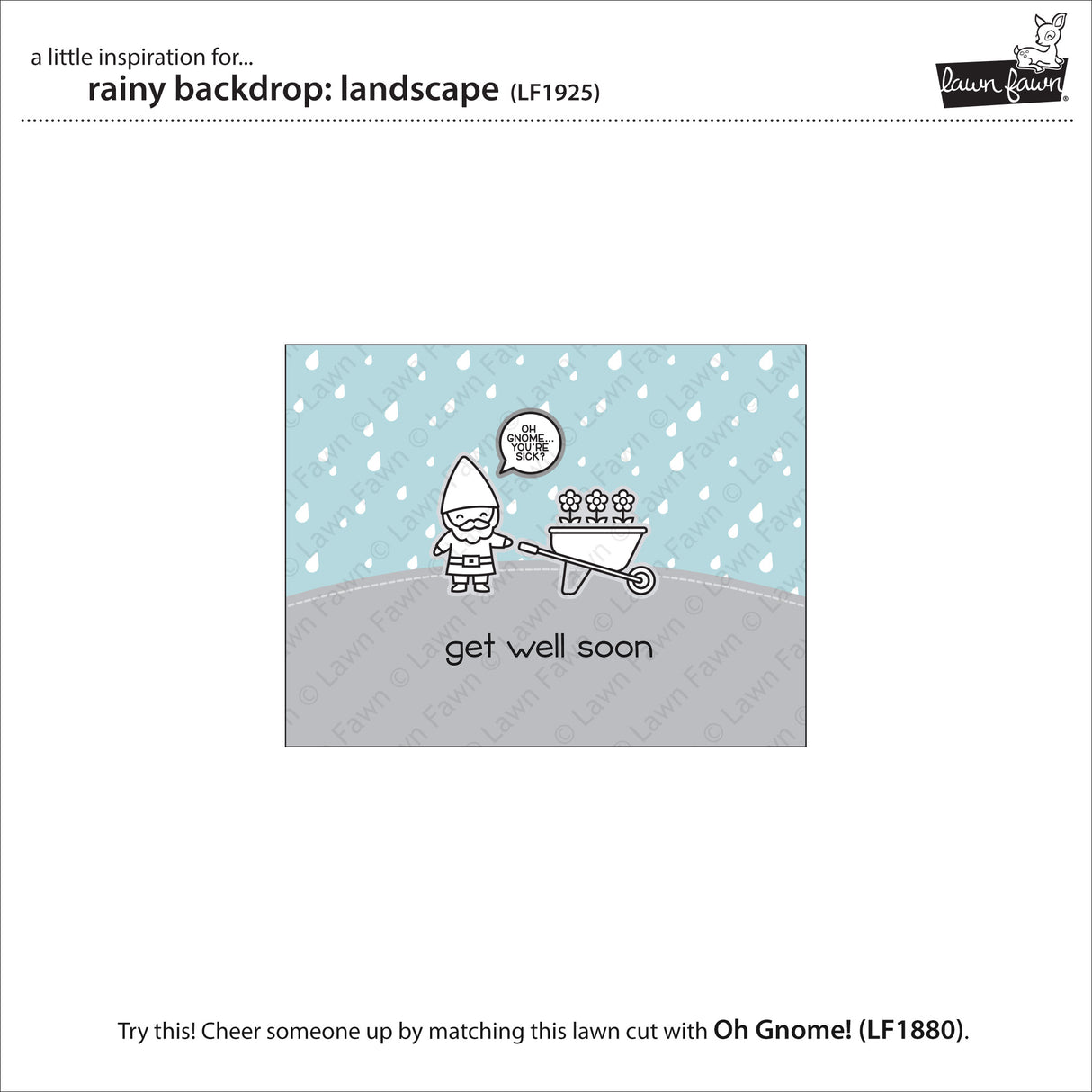 rainy backdrop: landscape