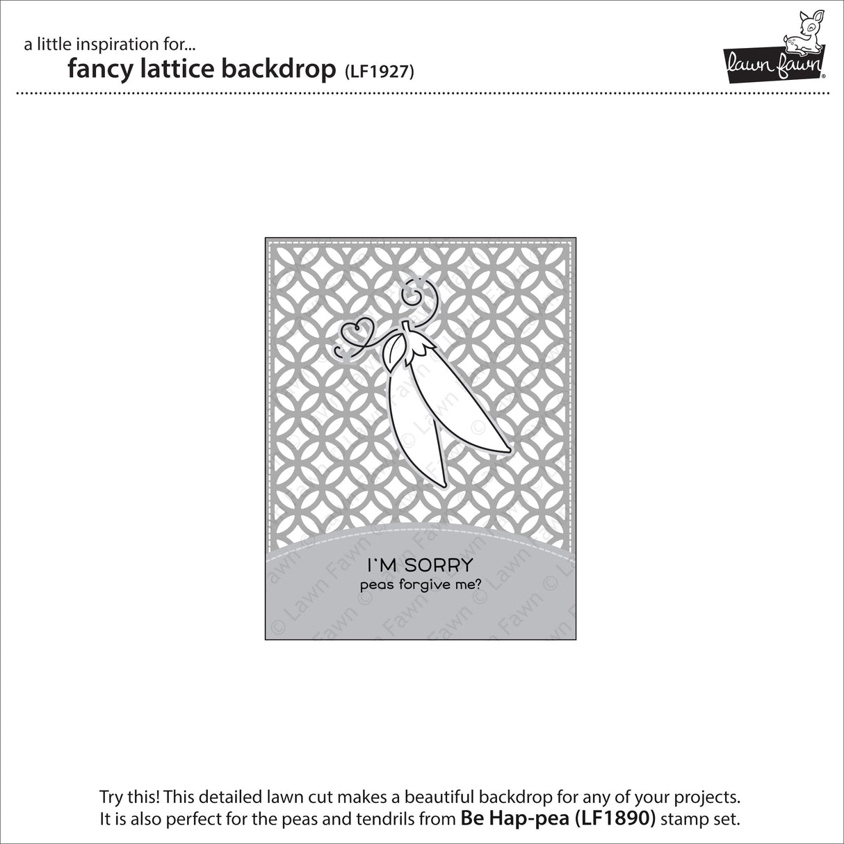 fancy lattice backdrop