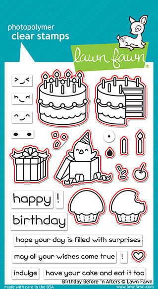 birthday before 'n afters lawn cuts