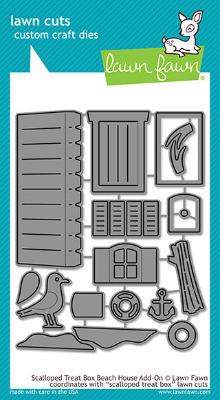 scalloped treat box beach house add-on