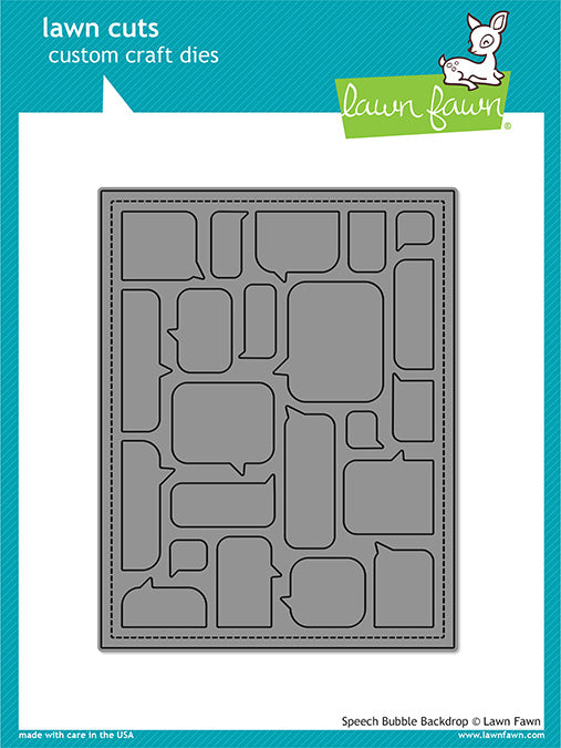 speech bubble backdrop