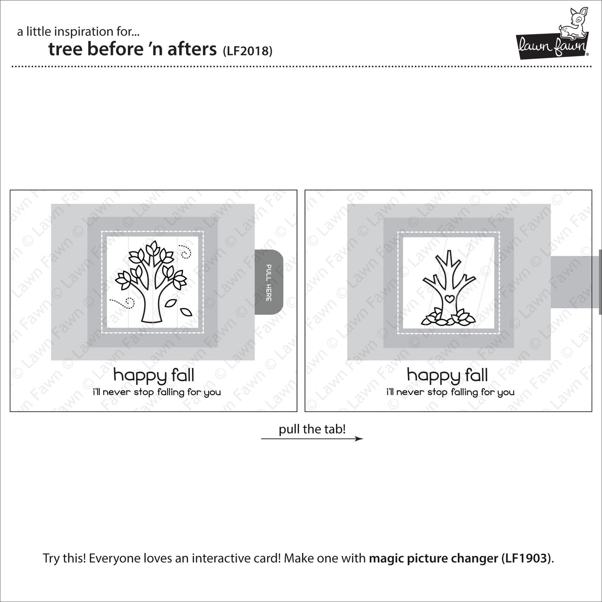 tree before 'n afters