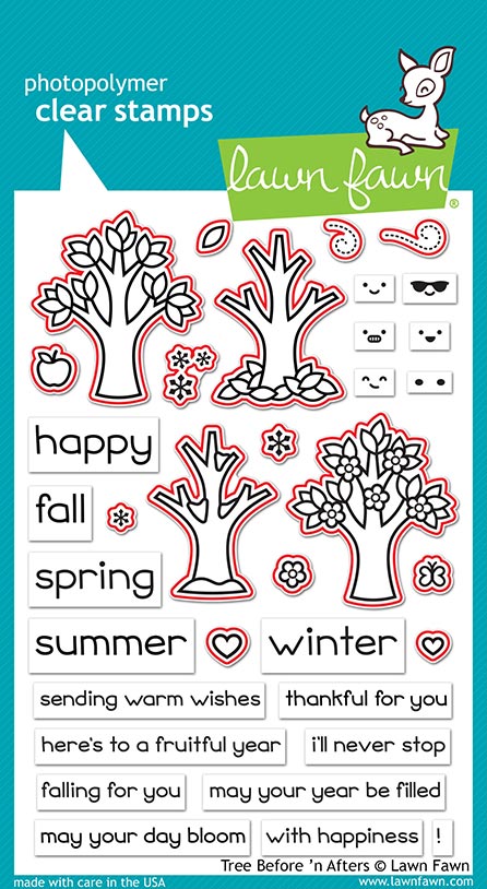 tree before 'n afters lawn cuts