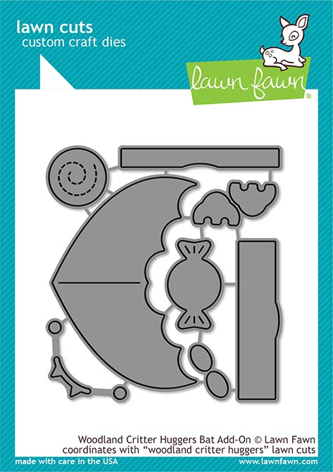 woodland critter huggers bat add-on