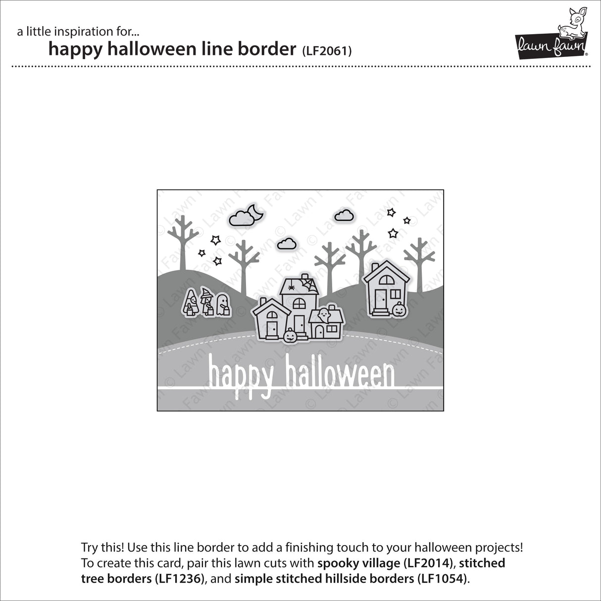 _happy halloween line border_
