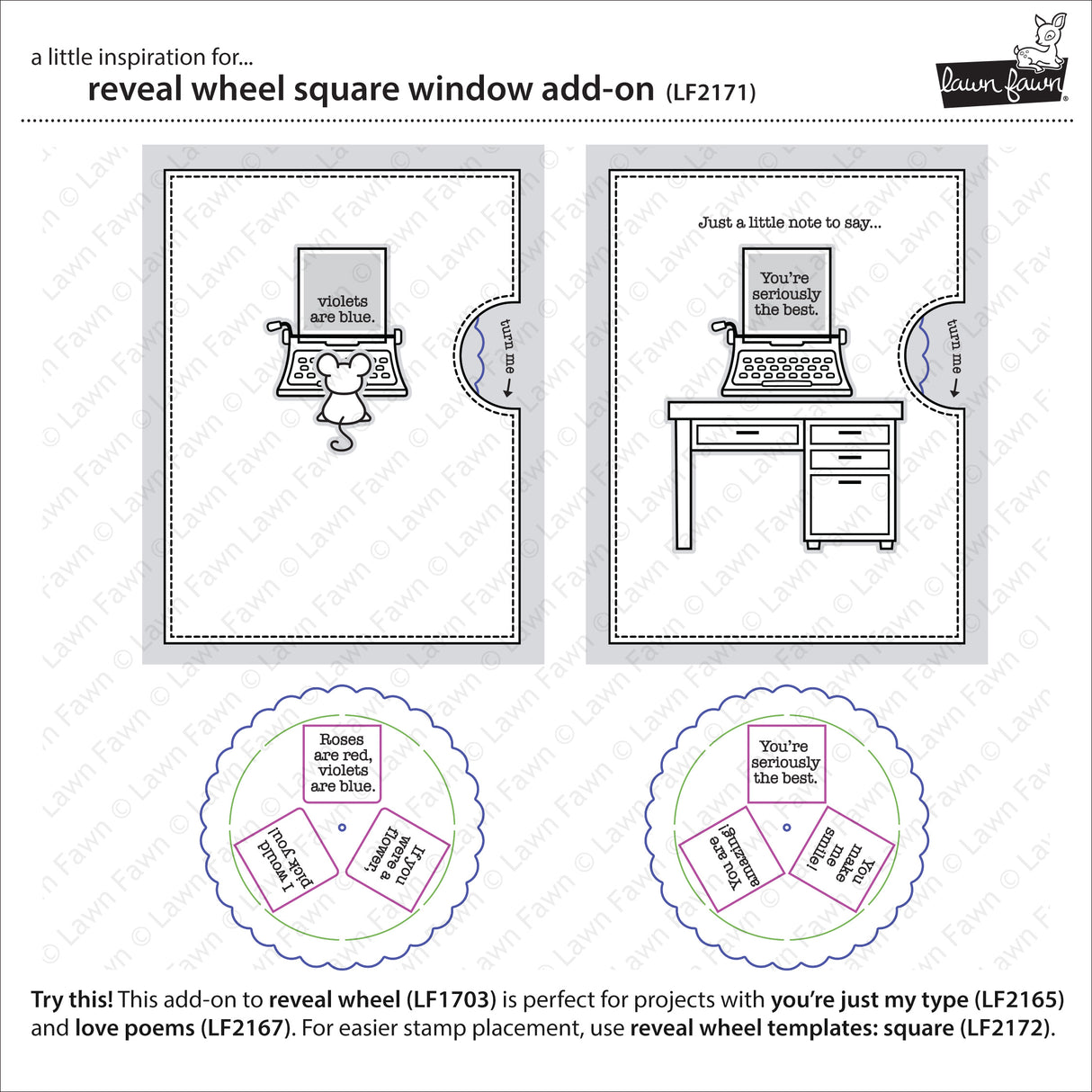 reveal wheel square window add-on