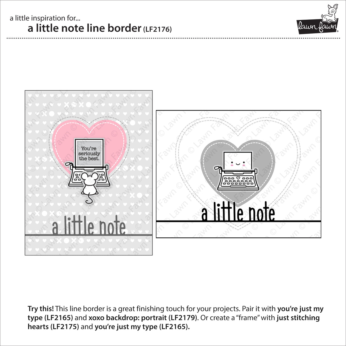a little note line border