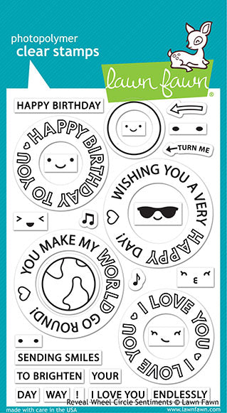 reveal wheel circle sentiments – Lawn Fawn