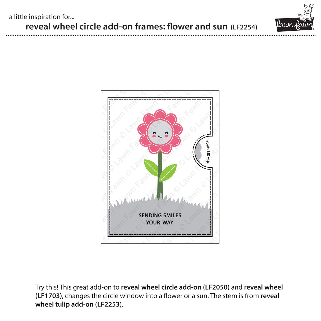 _reveal wheel circle add-on frames: flower and sun_