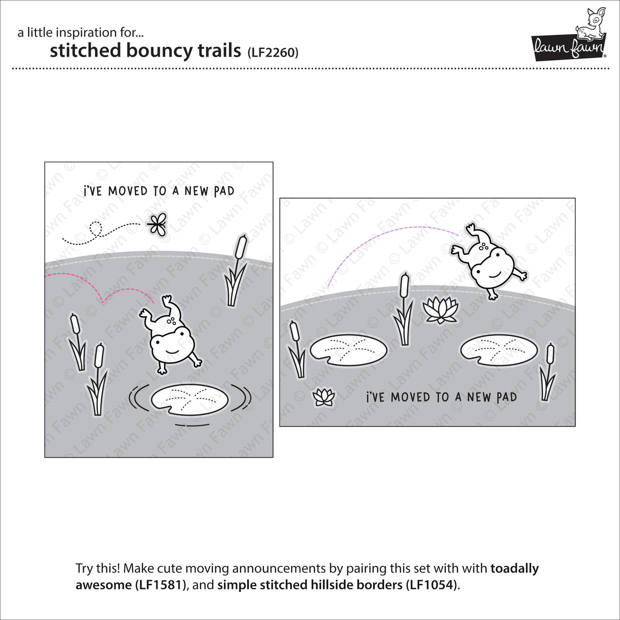 stitched bouncy trails