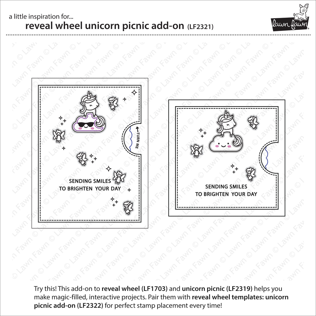 reveal wheel unicorn picnic add-on