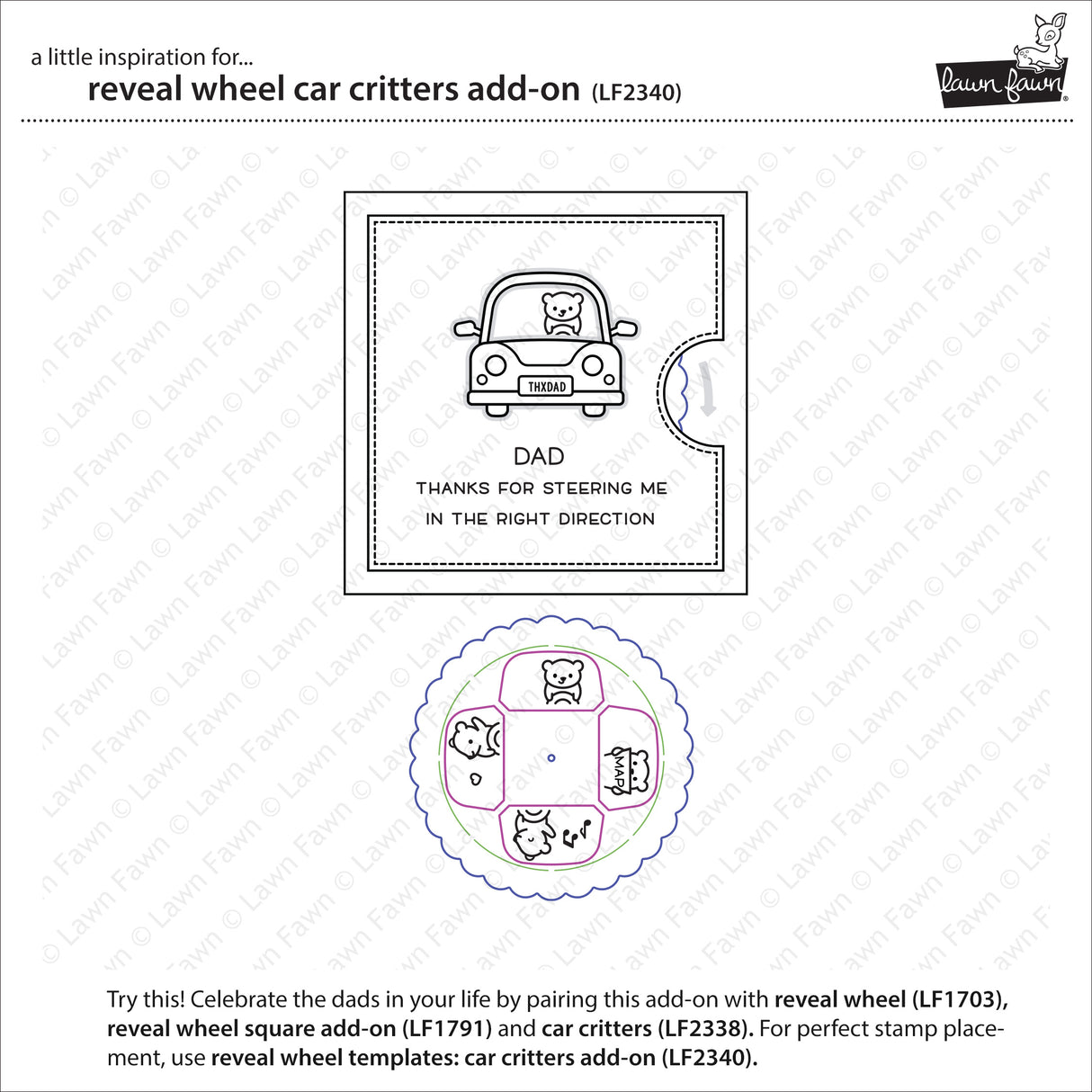 reveal wheel car critters add-on