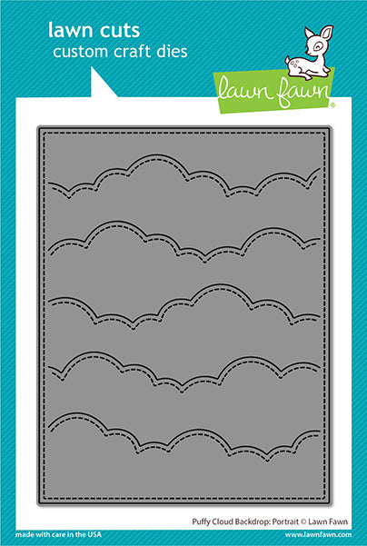 puffy cloud backdrop: portrait