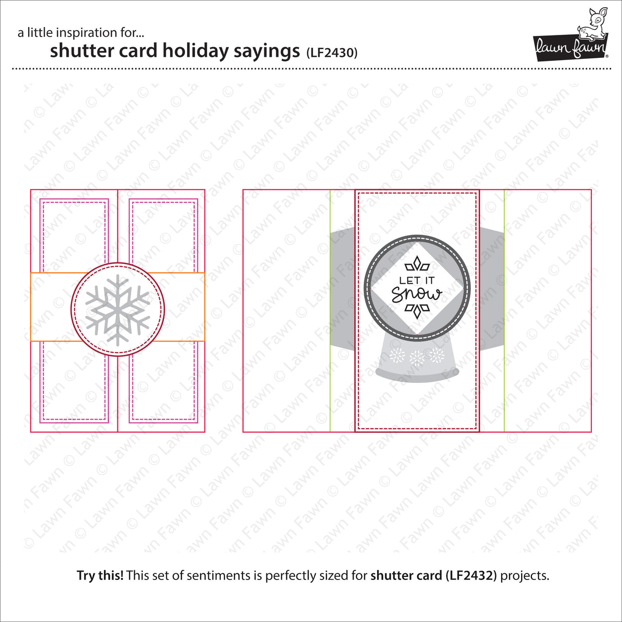 shutter card holiday sayings