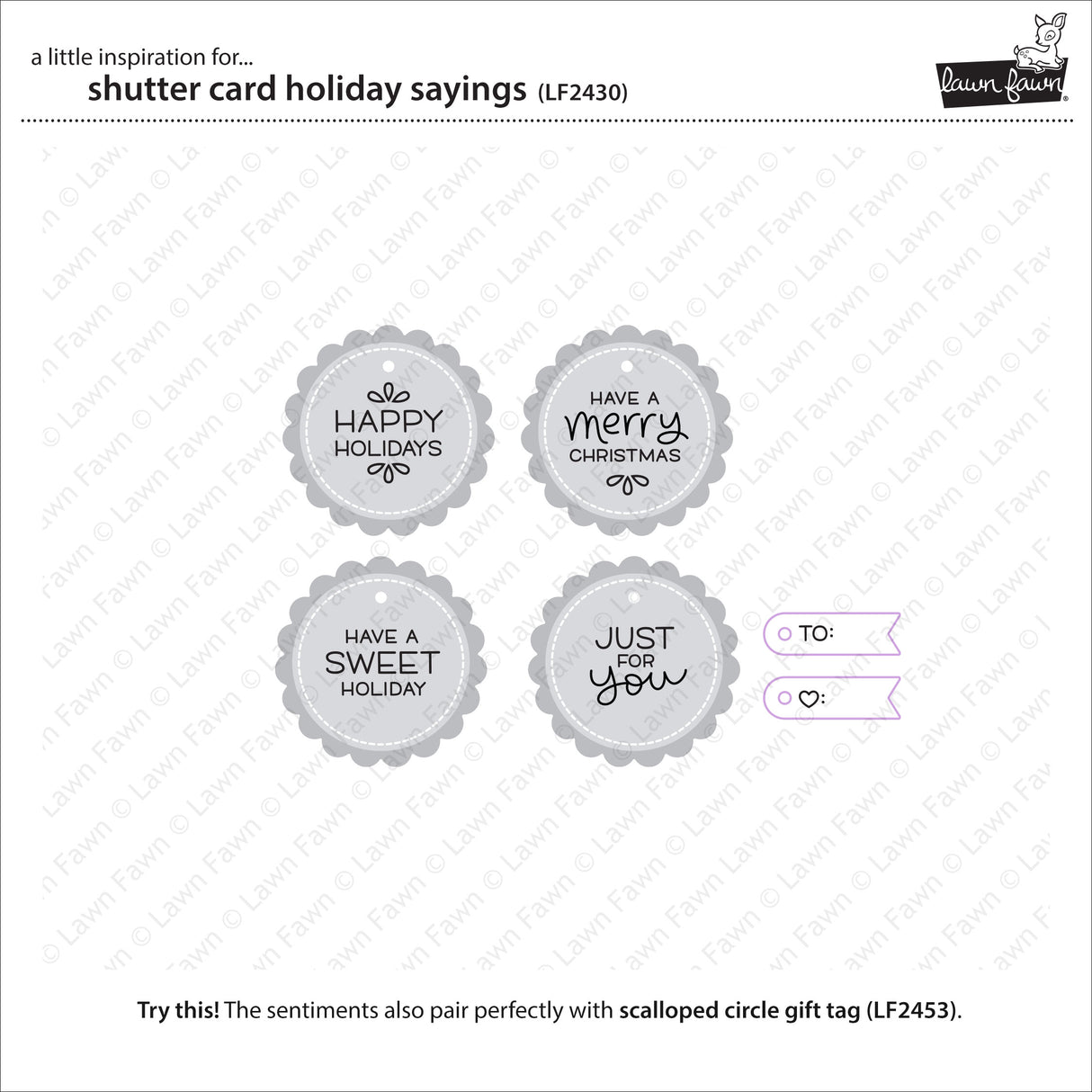 shutter card holiday sayings