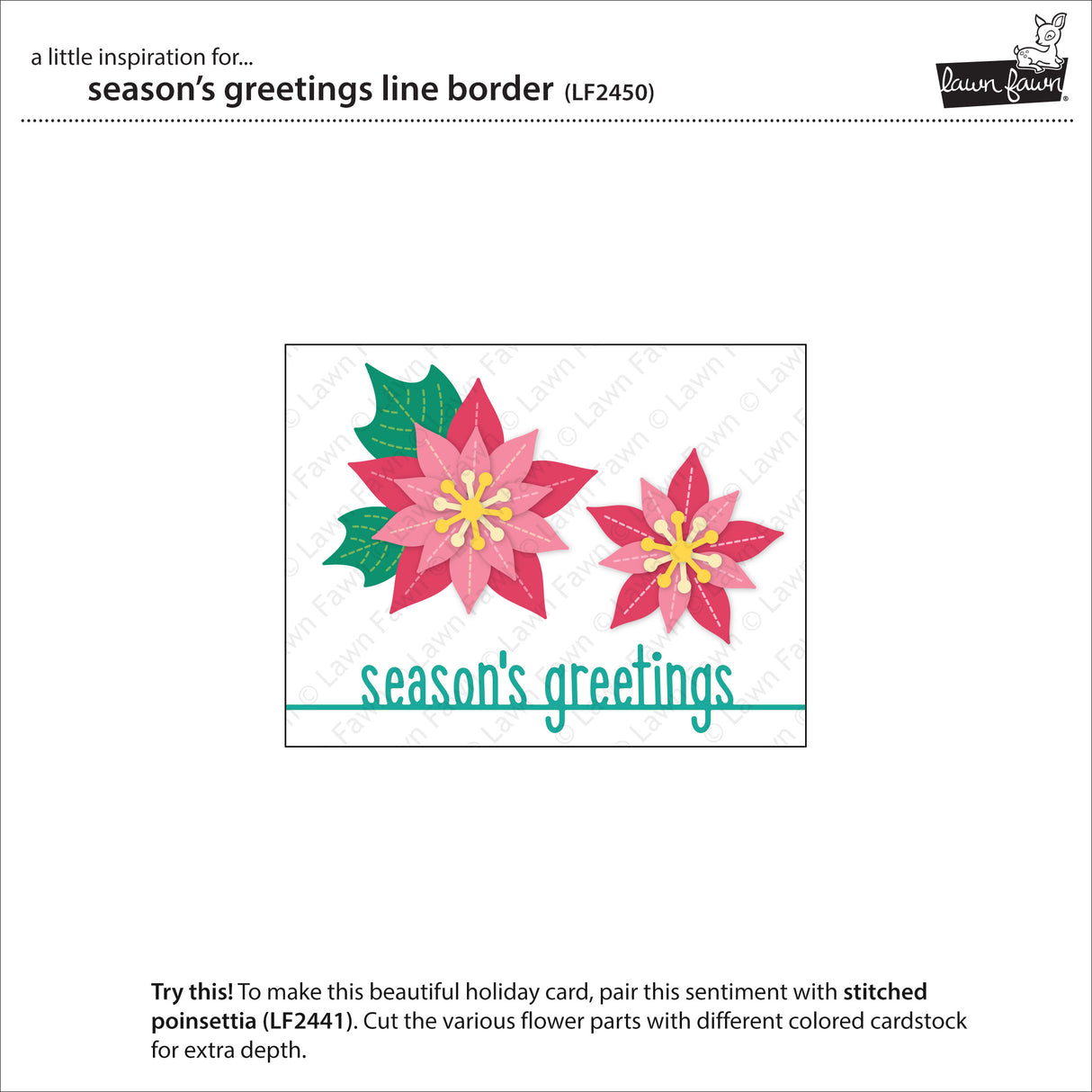 season's greetings line border