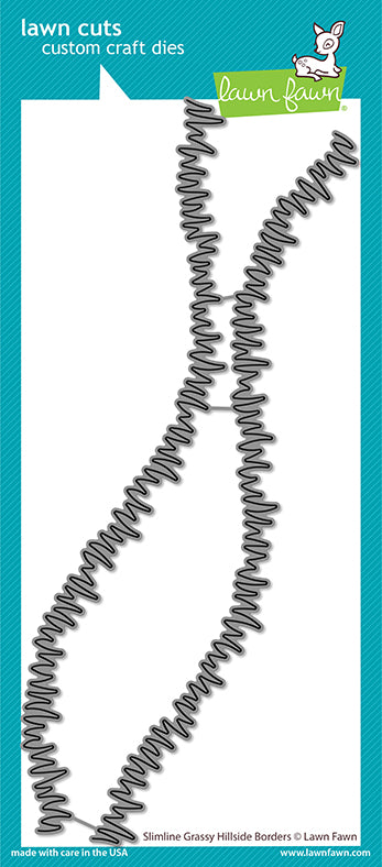 slimline grassy hillside borders