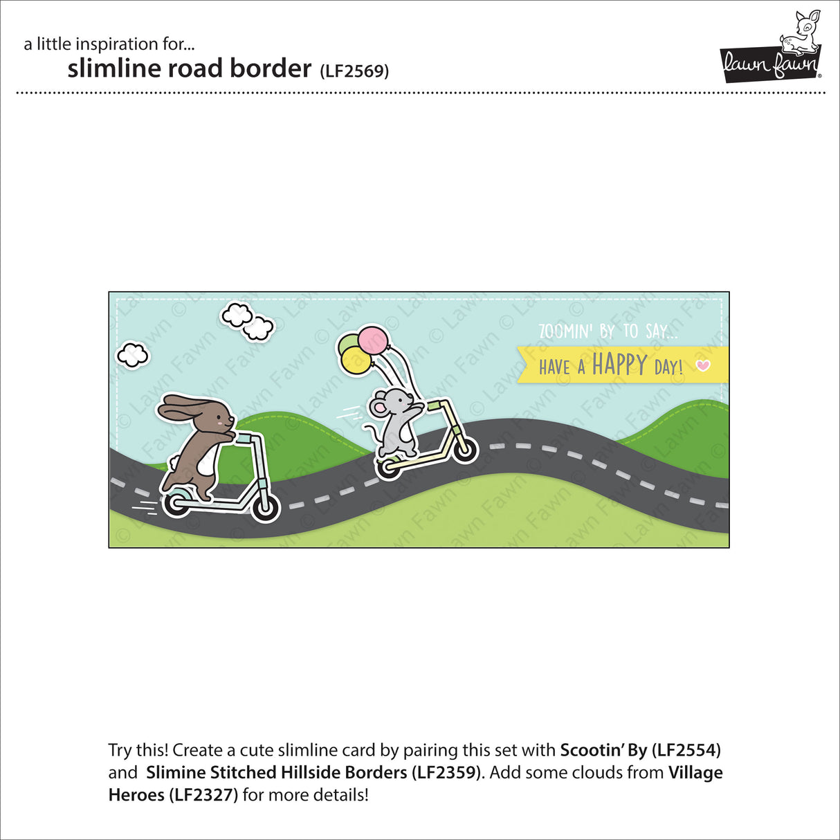 slimline road border