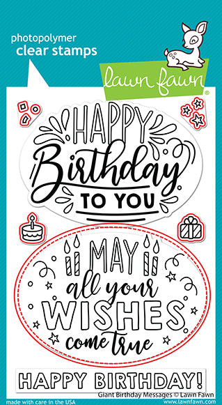 giant birthday messages lawn cuts