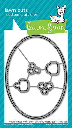 giant birthday messages lawn cuts