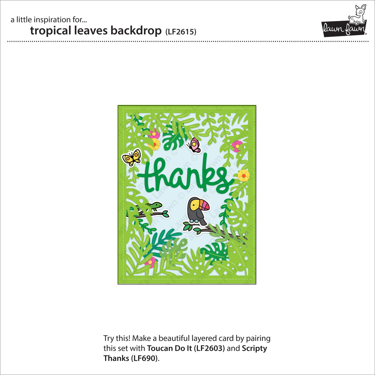 tropical leaves backdrop