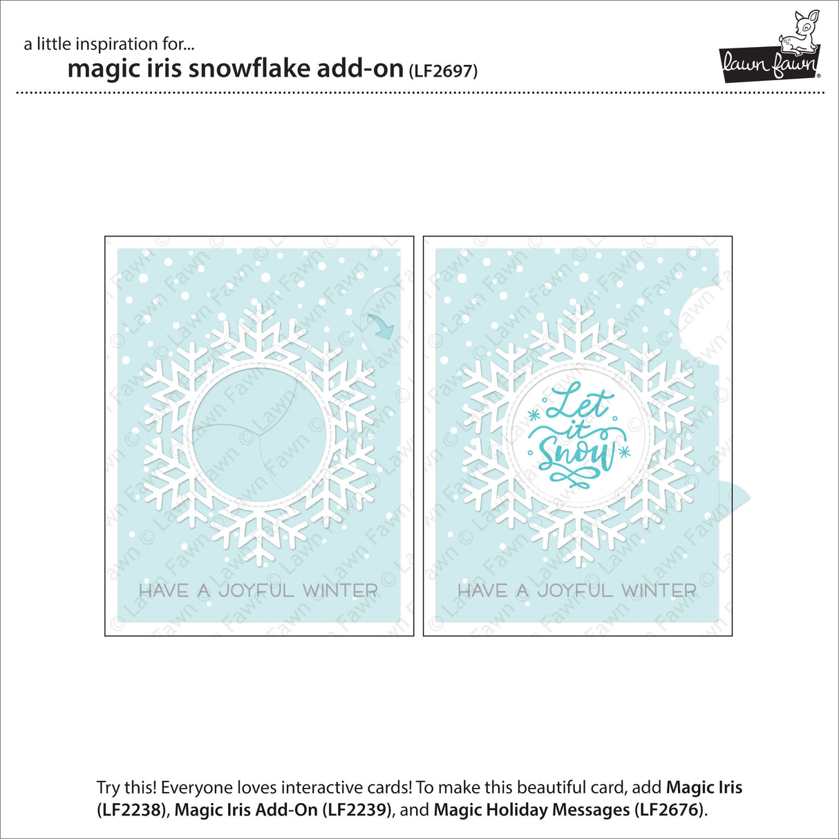 magic iris snowflake add-on