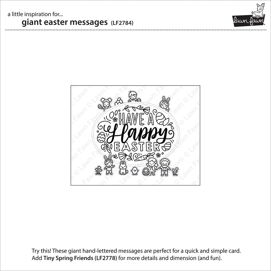 giant easter messages