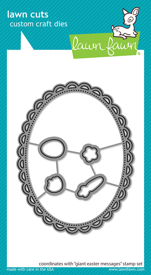 giant easter messages lawn cuts