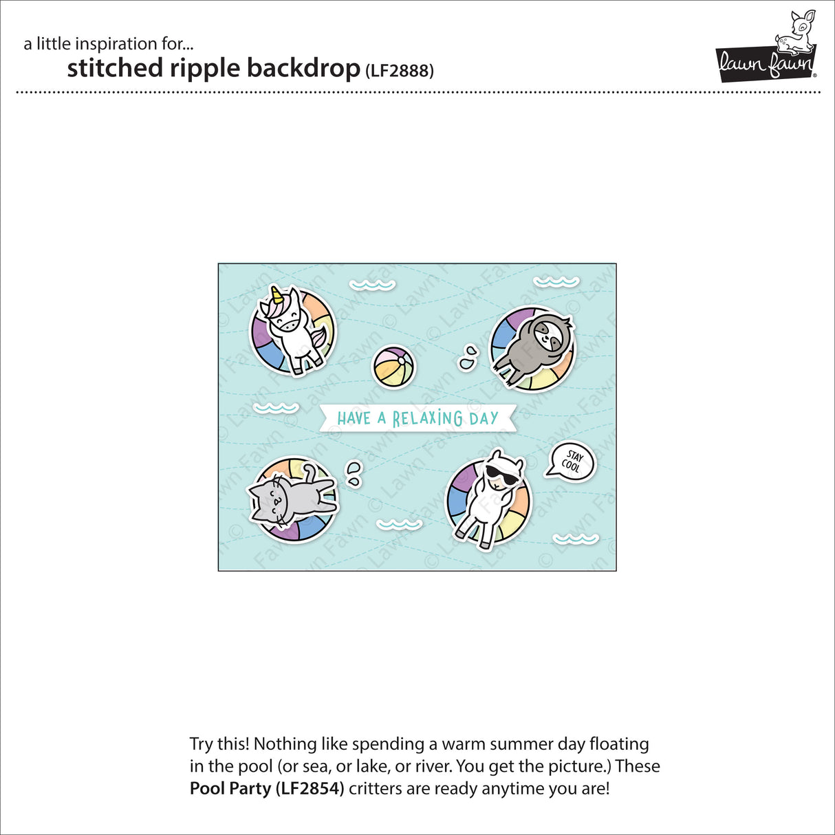 stitched ripple backdrop