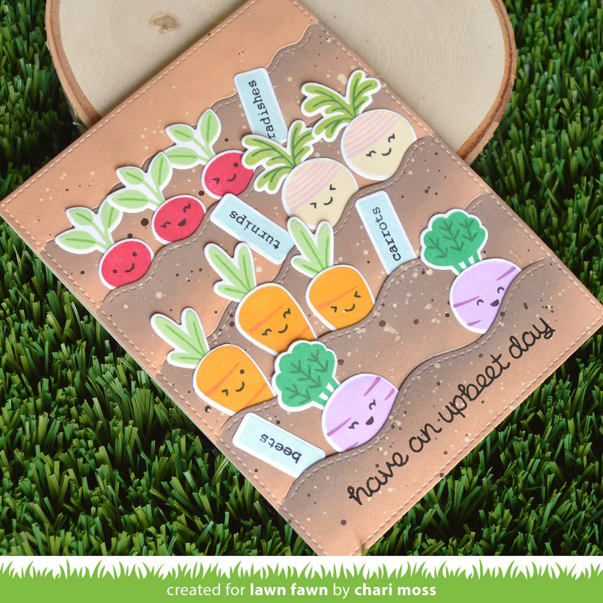 stitched wavy backdrop: portrait