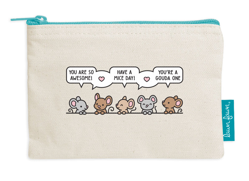 zipper pouch - have a mice day