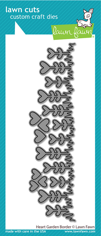 heart garden border