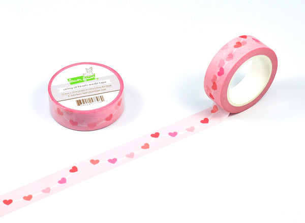 string of hearts washi tape