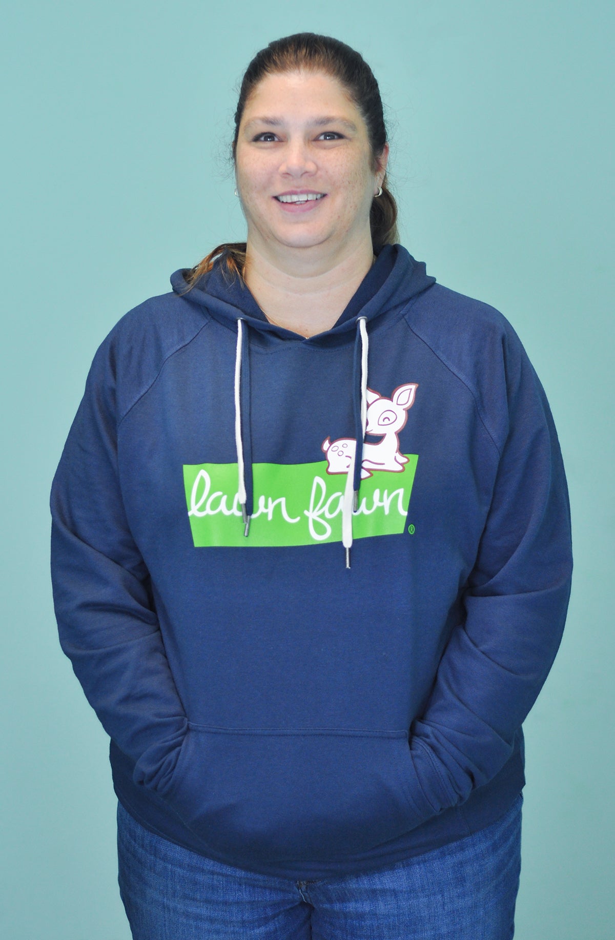 lawn fawn pullover hoodie - 2XL