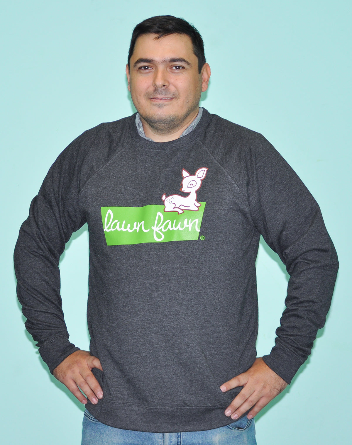 lawn fawn sweatshirt - XL