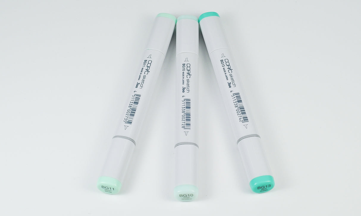 copic sketch markers - BG10, BG11, BG13